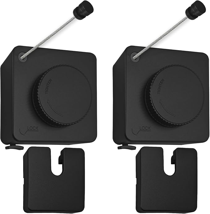 2 Pack Retractable Clothesline Indoor & Outdoor, 16.2Ft Non-Sagging Stainless by UpChoNice