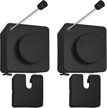 2 Pack Retractable Clothesline Indoor & Outdoor, 16.2Ft Non-Sagging Stainless by UpChoNice