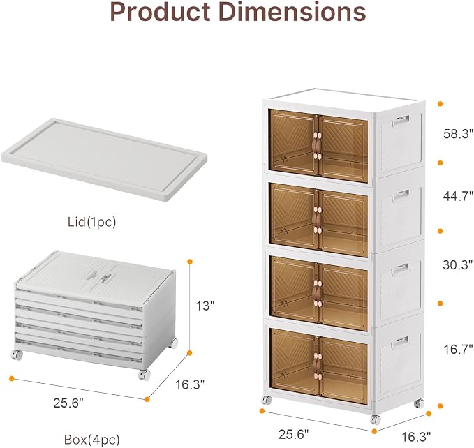 UAMFURI Stackable Storage Bins - Image 4