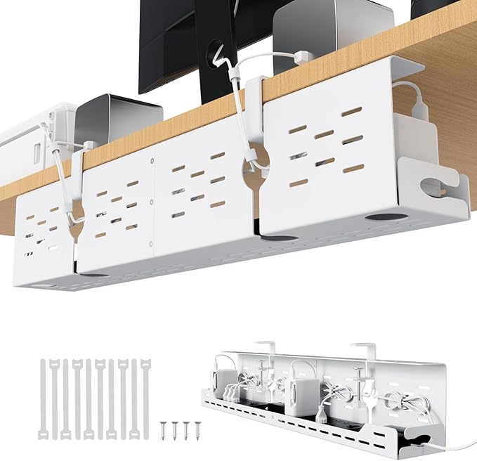 Univivi Under Desk Cable Management Tray by Univivi