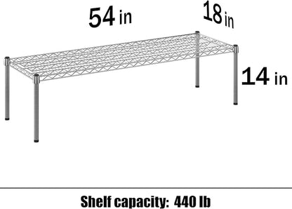 18" Deep x 54" Wide x 14" Height Wire Shelving Kit | 1-Tier | NSF Commercial - Image 3