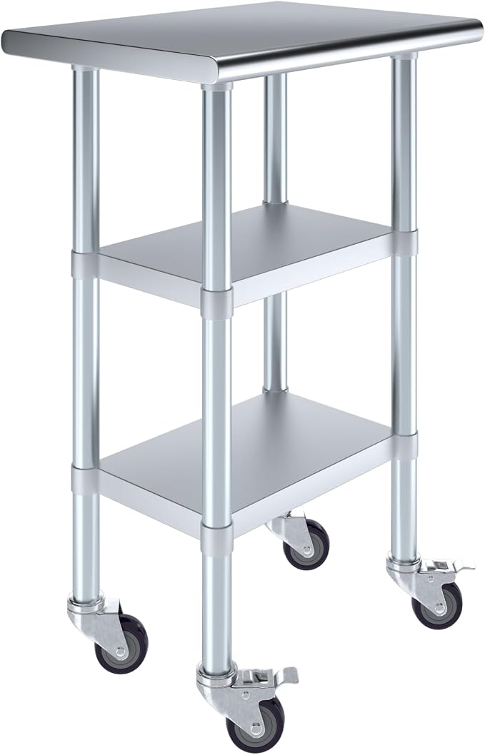 AmGood Stainless Steel Work Table by AmGood