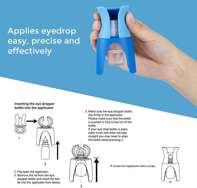 Remedic Eye Drop Guide with Silicone Adapter – Reusable Tool - Image 7