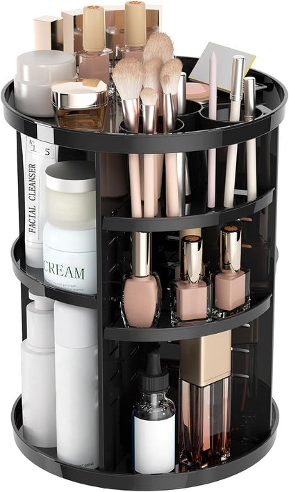 Rotating Makeup Organizer for Vanity, 360 Spinning Skincare Organizers by Jiavarry