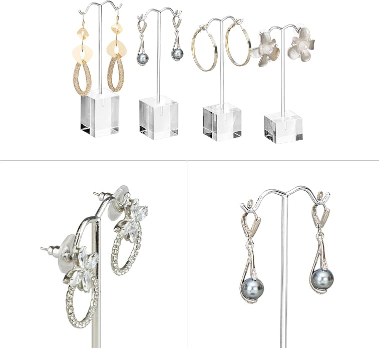 MOOCA Jewelry Display Set, Necklace Display Bust, Earring Organizer, Ring - Image 6