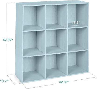 Best Choice Products Kids Bookcase 9-Cube Storage Organizer, 13.5in Shelf - Image 2