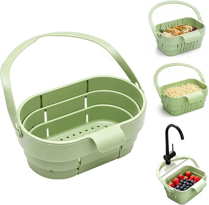 Stretchable Foldable Hanging Sink Strainer Basket by Unknown