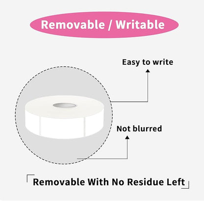 1000 Blank Removable Labels, Blank Removable Freezer Labels Water Oil Resistant - Image 2