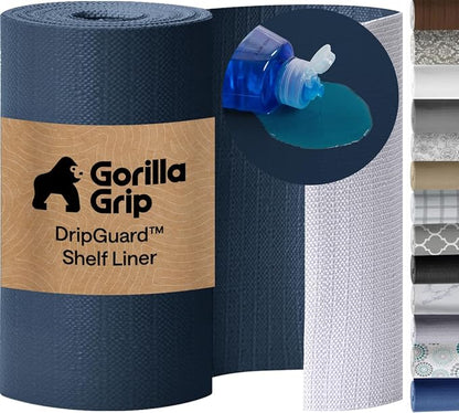 GORILLA GRIP DripGuard Shelf Liner, Non-Adhesive Drawer and Kitchen Cabinet by Unknown
