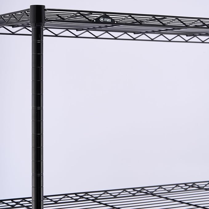 1400 lbs 4 Tier Storage Rack Metal Wire Shelving Unit, Storage Standing - Image 9