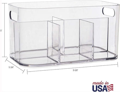 STORi Bliss 5-Compartment Plastic Cosmetics Storage Organizer - Image 5