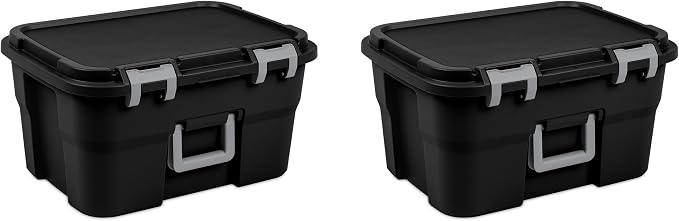 Sterilite 4 Pack Footlocker, 14 Gallon Plastic Storage Container - Image 8