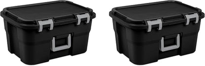 Sterilite 4 Pack Footlocker, 14 Gallon Plastic Storage Container - Image 8