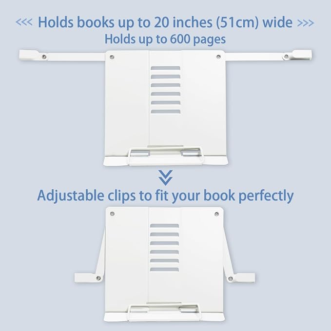 Metal Desk Book Stand for Reading - Image 4