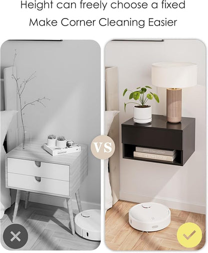 Floating Nightstand, Small Modern Floating Nightstand - Image 6