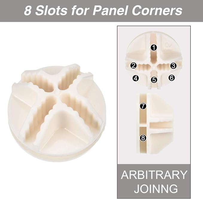 32 Pieces Cube Connectors Plastic Storage Wire Cube Organizer ABS Connectors - Image 4