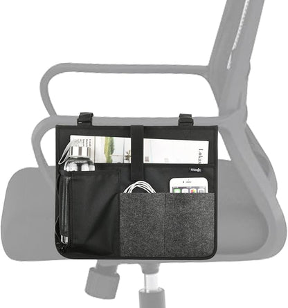 Cosmos Armrest Chair Side Organizer Bedside Caddy Organizer Bed Buk Storage Bag by Unknown