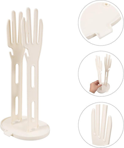 Kitchen Glove Holder with Drain Storage Rack and Water Collection Base - Image 7