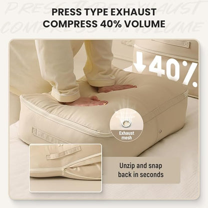 Ultra Space Saving Self Compression Organizer, 2024 NEW Heavy Duty Moving Bags - Image 5