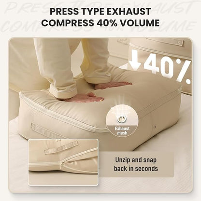 Ultra Space Saving Self Compression Organizer, 2024 NEW Heavy Duty Moving Bags - Image 5