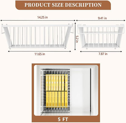 Freezer Organizer Bins ，Enhanced Leak-Proof Bottom，4 Pack Stackable Deep - Image 3