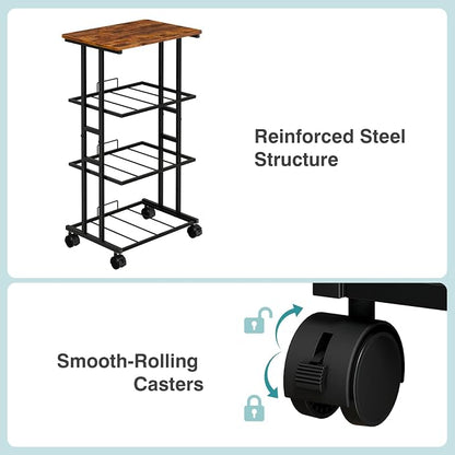 OLIXIS Dresser Storage with 3 Drawers, Fabric Dresser Tower - Image 7