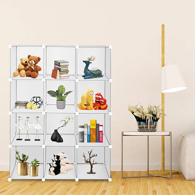 12 Cube Storage Organizer, Closet Storage Shelves - Image 2
