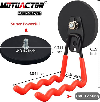 MUTUACTOR 2Packs Large Capability Heavy Duty Magnetic Hooks, Strong Magnet Hooks - Image 3