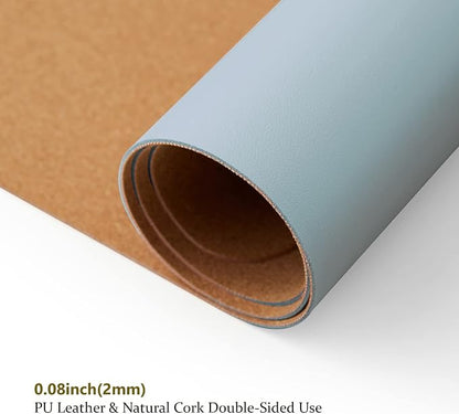 Cork Desk Mat - Dual-Sided Desk Pad - Image 3
