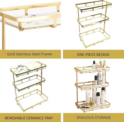Bathroom Organizer Countertop Perfume Organizer Makeup Cosmetics Storage - Image 7