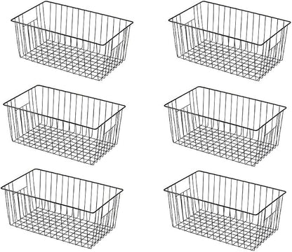 16inch Freezer Wire Storage Organizer Baskets, Household Refrigerator Bins by Y.Z.Bros