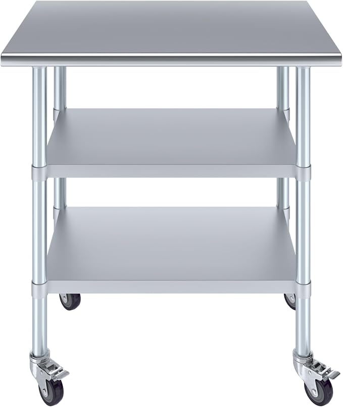 AmGood Stainless Steel Work Table - Image 2