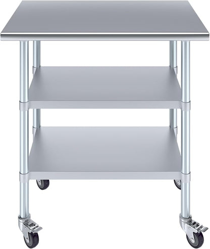AmGood Stainless Steel Work Table - Image 2