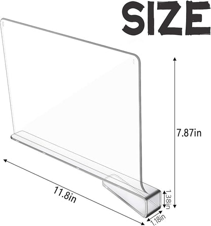 Acrylic Shelf Dividers for Closet Organization, Closet Shelf Organizer Closet - Image 5