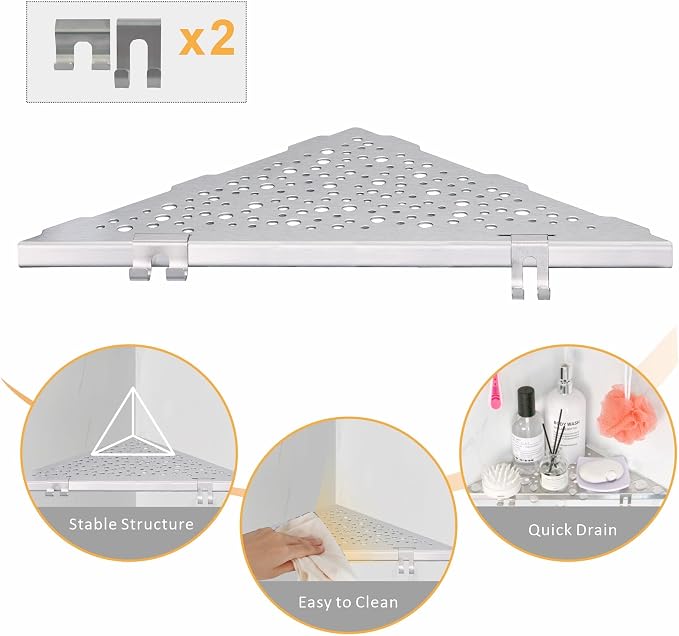 WELLUP Shower Corner Shelf - Image 5