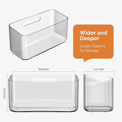 MaraFansie 4 Pack Over Cabinet Organizer Storage Lid Organizer Caddy Space - Image 5