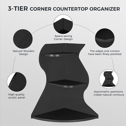 Bathroom Counter Organizer, Corner Bathroom Counter Organizer, Vanity Organizers - Image 7