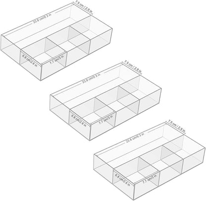 JessLab Acrylic Makeup Organizers, Cosmetic Display Cases - Image 2