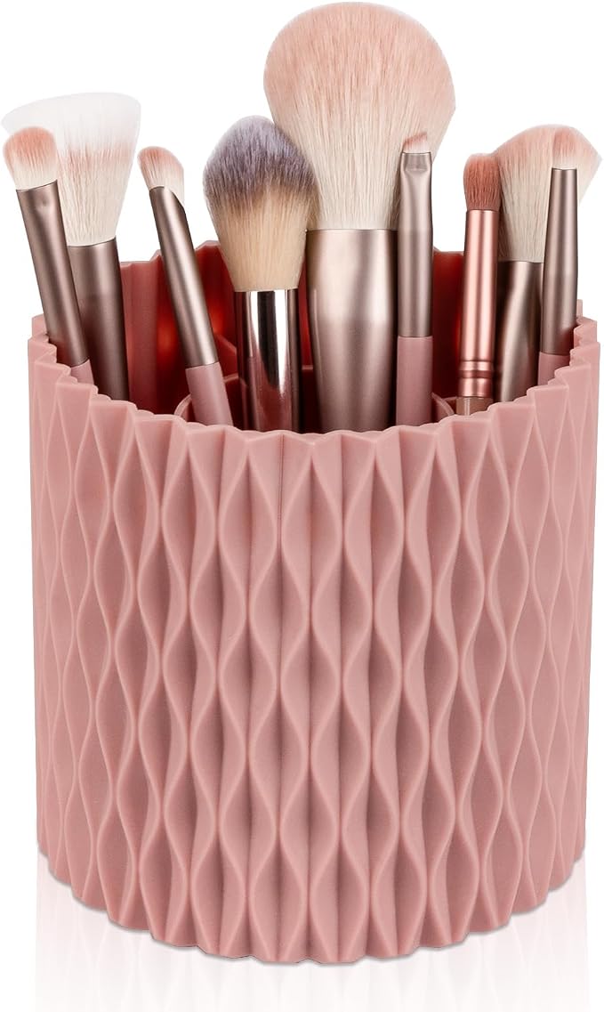 Anyoifax Makeup Brush Holder Organizer 361°Rotating Make Up Brushes Container by Anyoifax