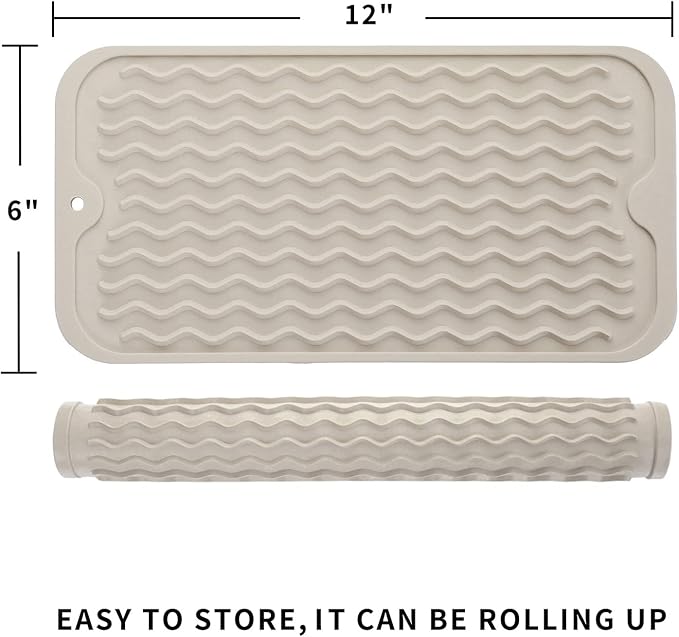 Silicone Dish Drying Mat for Multiple Usage, Easy clean, Eco-friendly, - Image 2