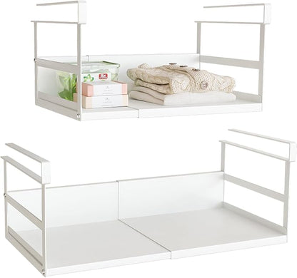 Expandable Under Cabinet Shelf Organizer by SHINEWON