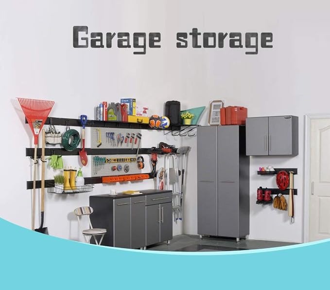 Ultrawall Garden Tool Organizer, 48 Inch Garage Tool Organizer Wall Mount - Image 6