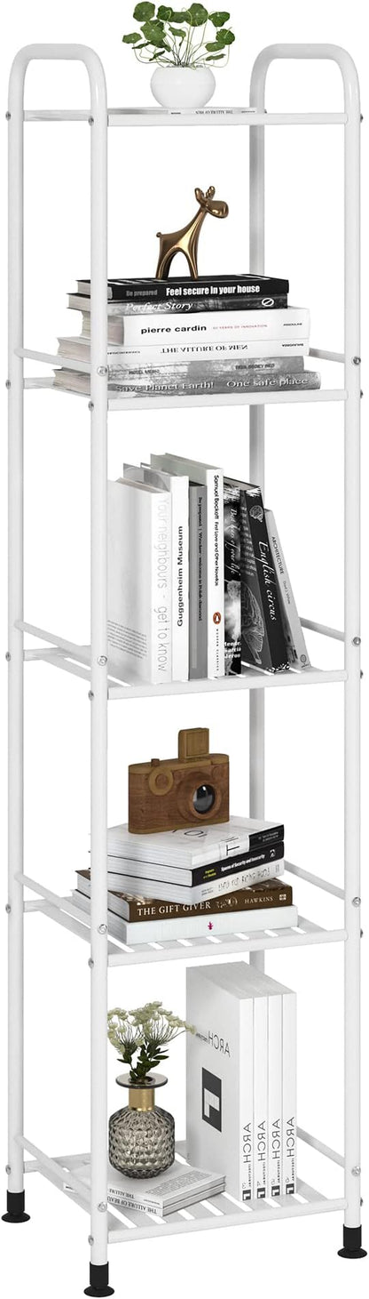 JSB 5 Tier Narrow Bathroom Shelving Unit, Kitchen Storage Rack Organizer Metal by HomeFurniture