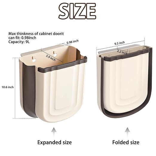 Soddeph Collapsible Hanging Trash Can - Image 2