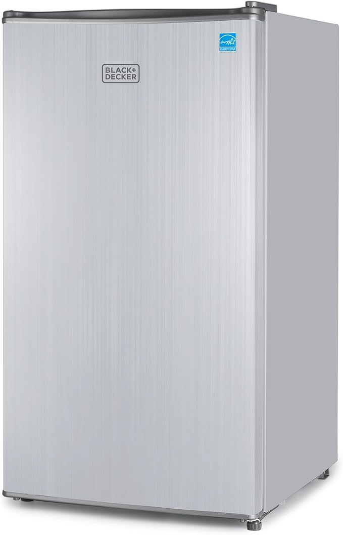 BLACK+DECKER 3.2 Cu. Ft. Compact Refrigerator, ENERGY STAR Small Refrigerator by BLACKDECKER