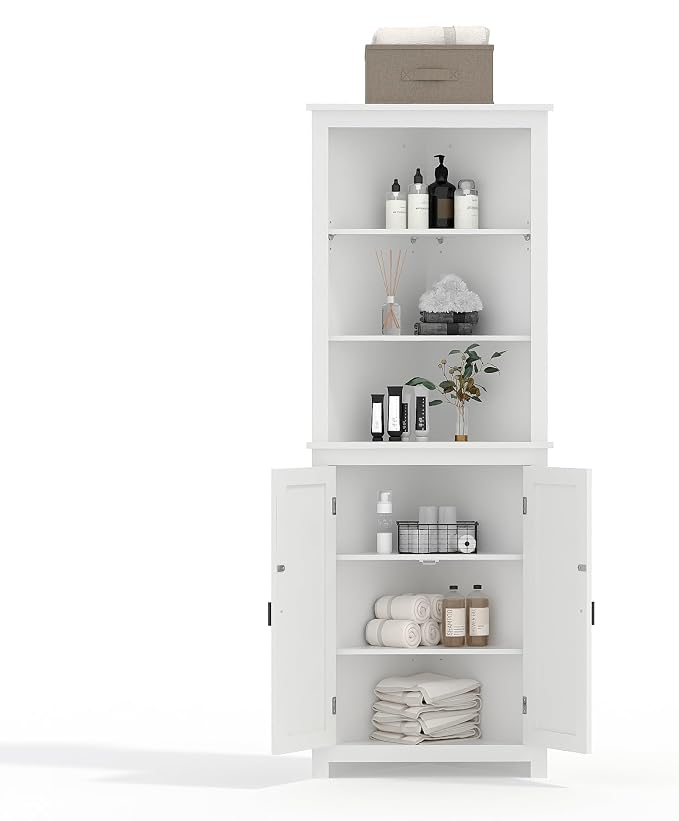 64 inch Farmhouse Corner Cabinet - Image 9