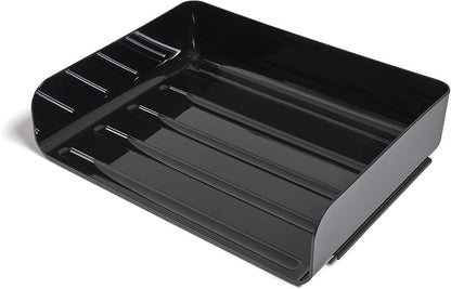 TRU RED Side‑Load Stackable Plastic Letter Tray, 6‑Pack – Desktop Paper - Image 3