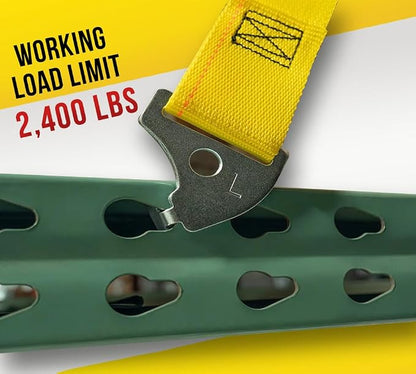 Mytee Products 8 Pack 2"x122.5" Pallet Rack Safety Straps - Image 4
