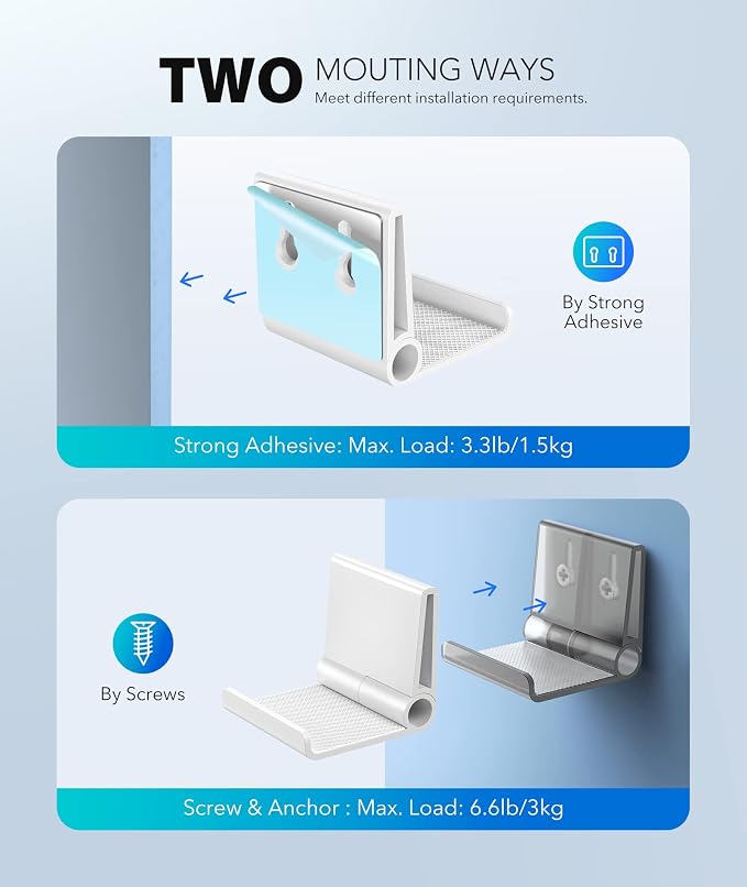 6amLifestyle 6 Pack Foldable Controller Wall Mount Holder - Image 4