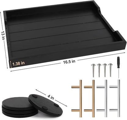 SXNOWS Wooden Serving Tray - Image 3